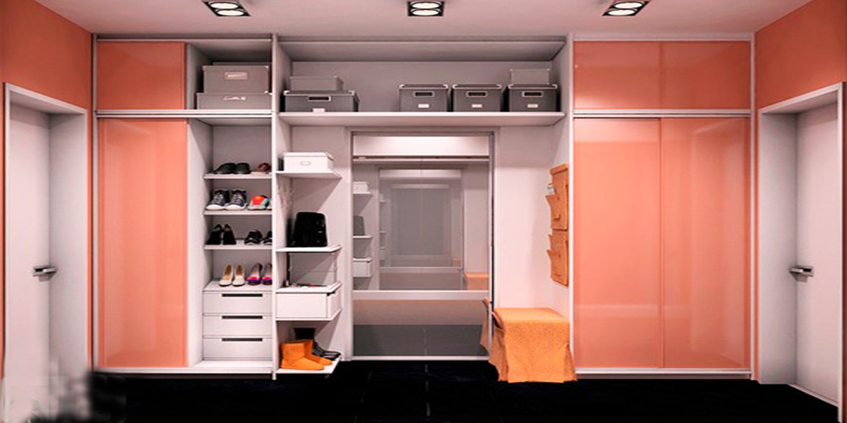 Дизайн просторной гардеробной